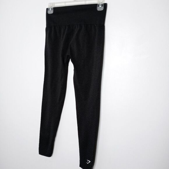 Gymshark black/dark gray leggings - Picture 2 of 6